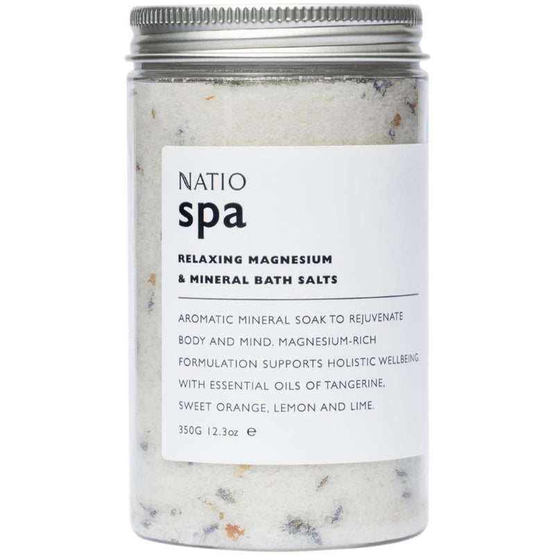 Natio Spa Relaxing Magnesium and Mineral Bath Salts 350g