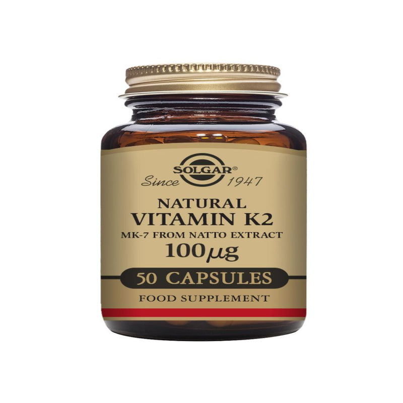 Solgar Natural Vitamin K2 Capsules 50s