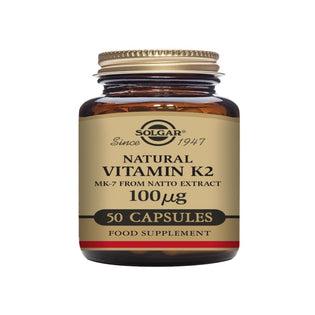 Solgar Natural Vitamin K2 Capsules 50s