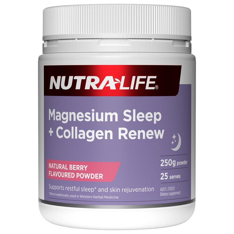 Nutra-Life Magnesium Sleep+ Collagen Renew Powder 250g