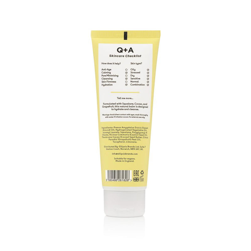 Q+A Grapefruit Cleansing Balm 125ml