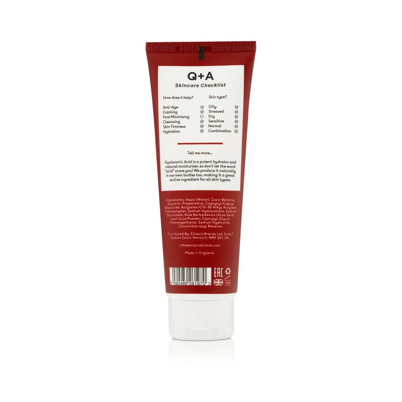 Q+A Hyaluronic Acid Gel Cleanser 125ml