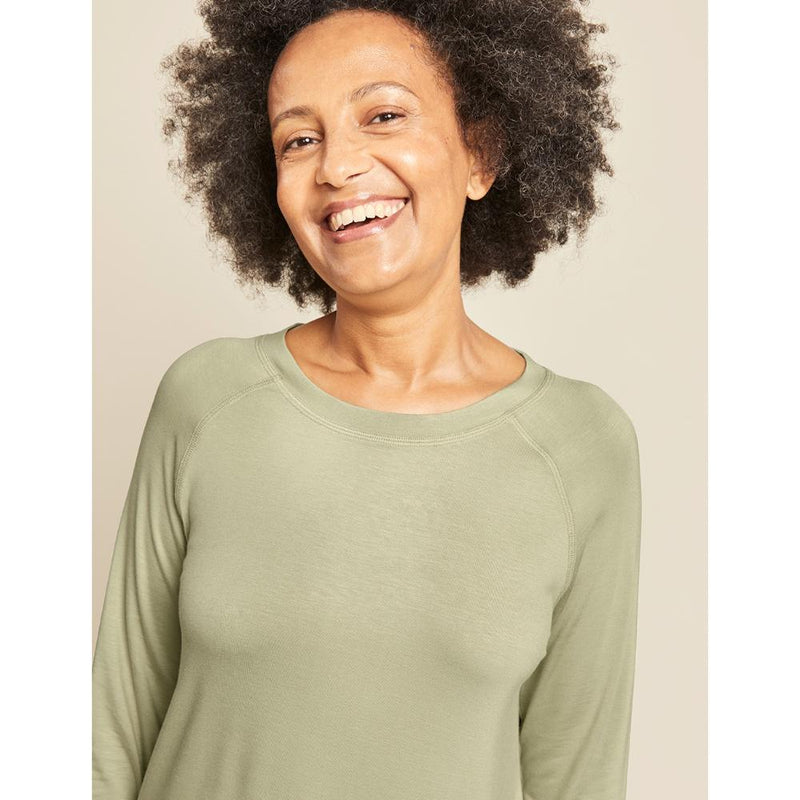 Boody Raglan Sleep Top S Sage 1ea