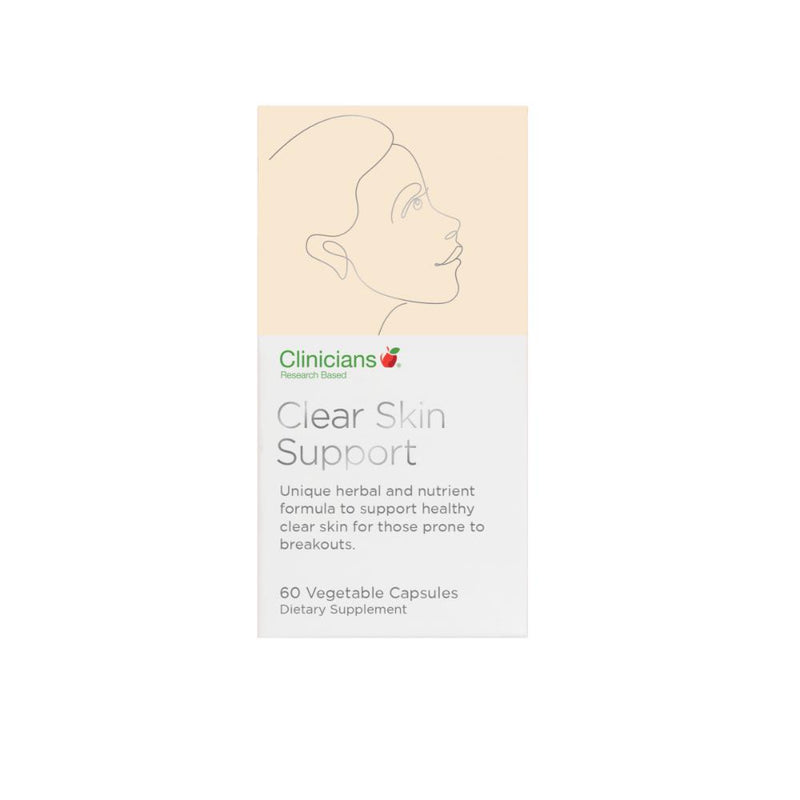 Clinicians Clear Skin Support Vege Capsules 60s