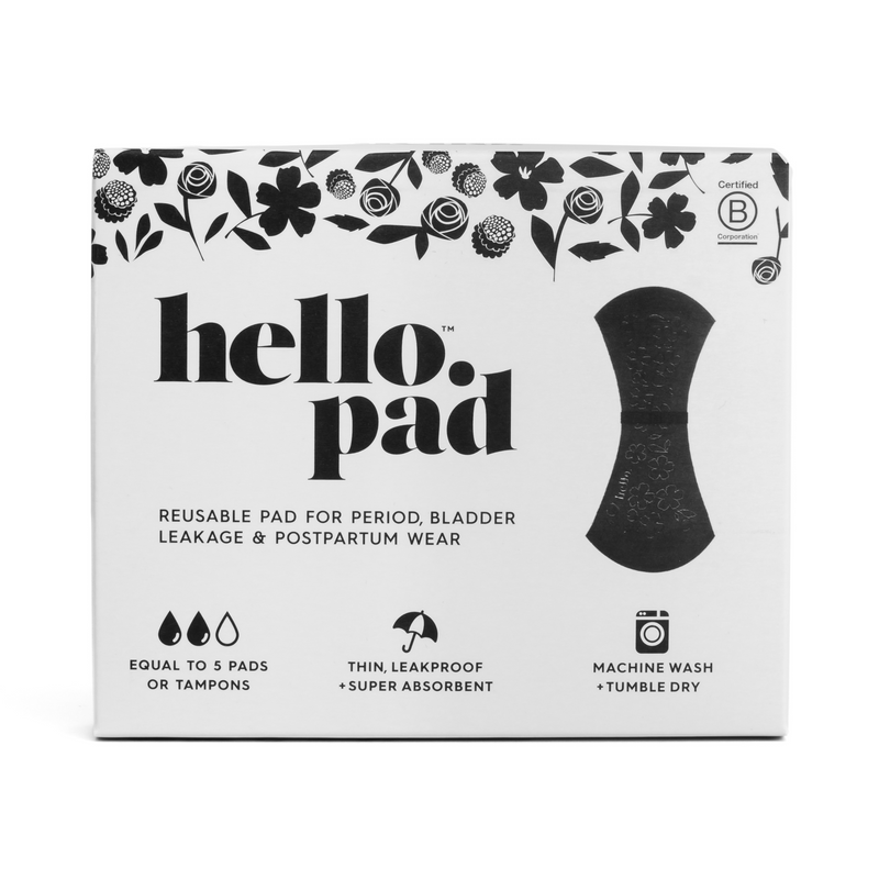 Hello Pad Reusable Black