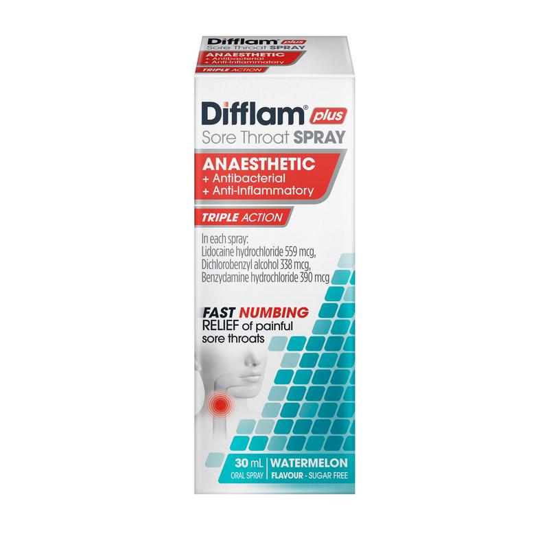 Difflam Plus Sore Throat Spray 30ml