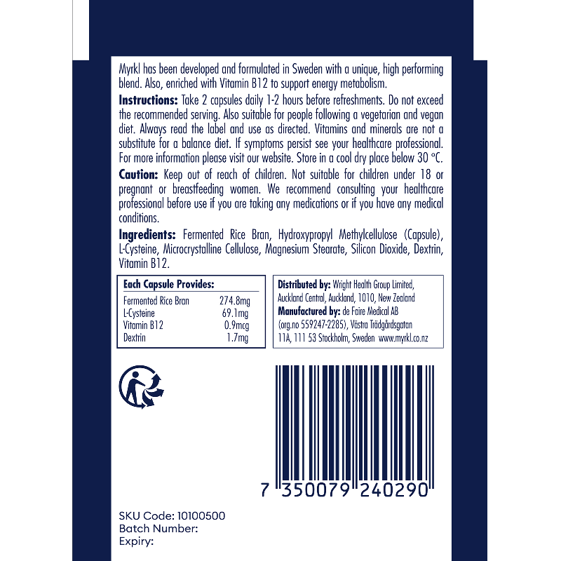 Myrkl Capsules 2s