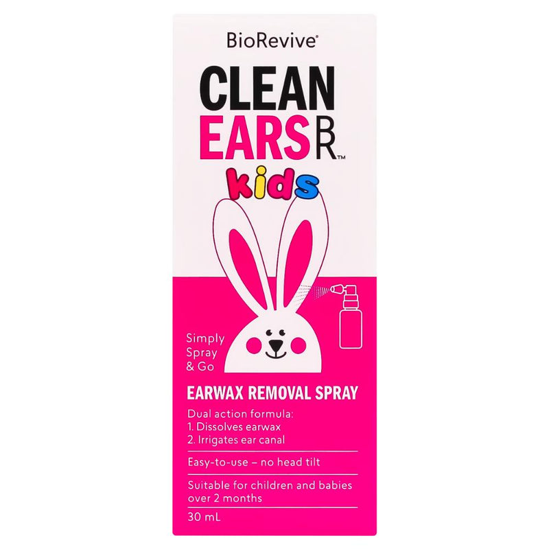 BioRevive Clean Ears Wax Removal Spray Kids 30ml
