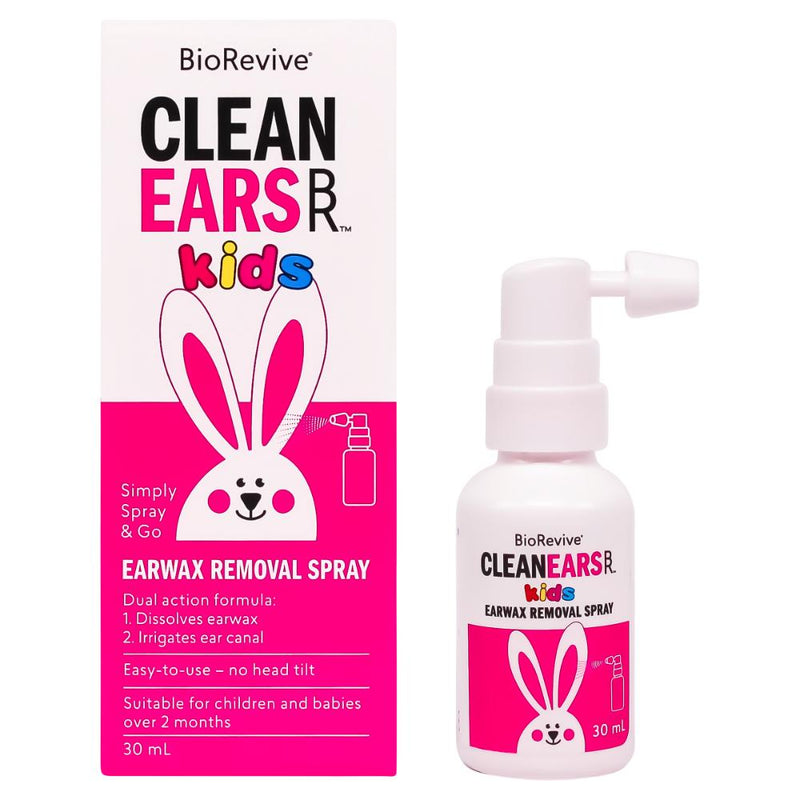 BioRevive Clean Ears Wax Removal Spray Kids 30ml