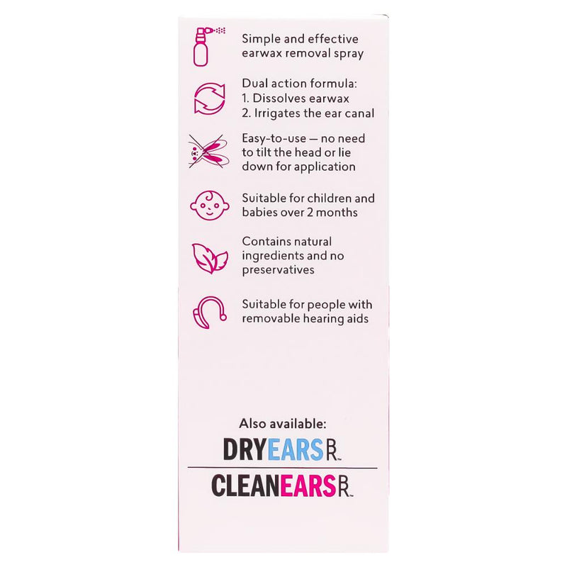 BioRevive Clean Ears Wax Removal Spray Kids 30ml
