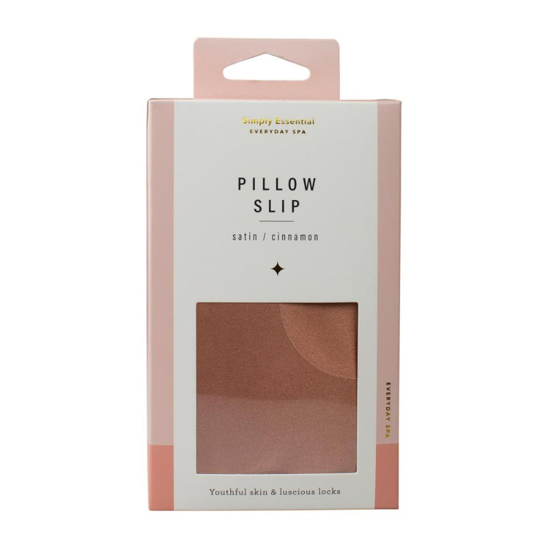 Simply Essential Satin Pillow Slip Cinnamon