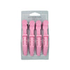 Mae Alligator Clips Pink 4pk