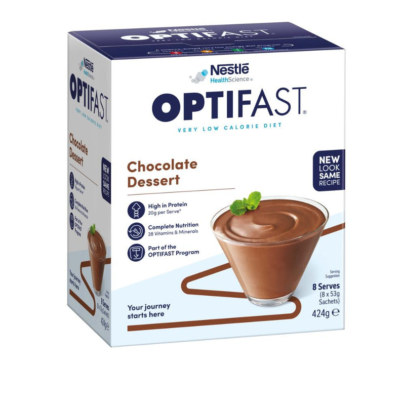 Optifast VLCD Dessert Chocolate 53g 8pk
