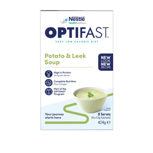 Optifast Potato & Leek Soup 8 x 53g 8pk
