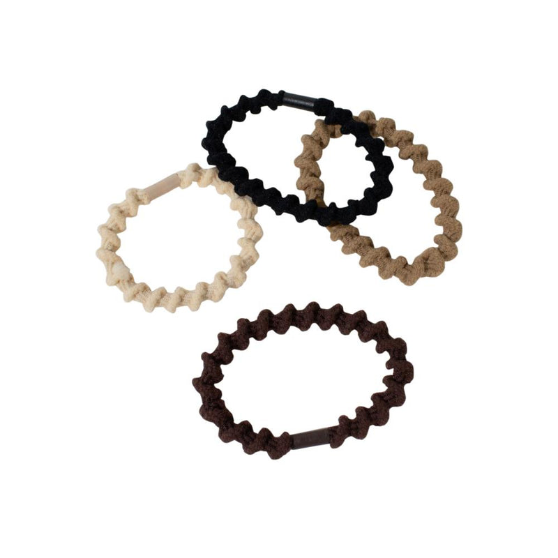 Adorn by Mae Elastics Twists Black and Browns 4s