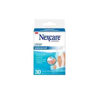Nexcare Clear Waterproof Assorted 30pk