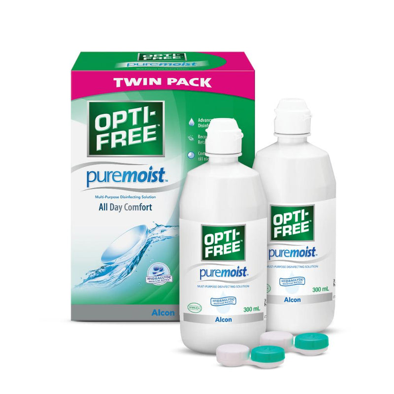 Opti-Free PureMoist Twin Pack 300ml 2pk