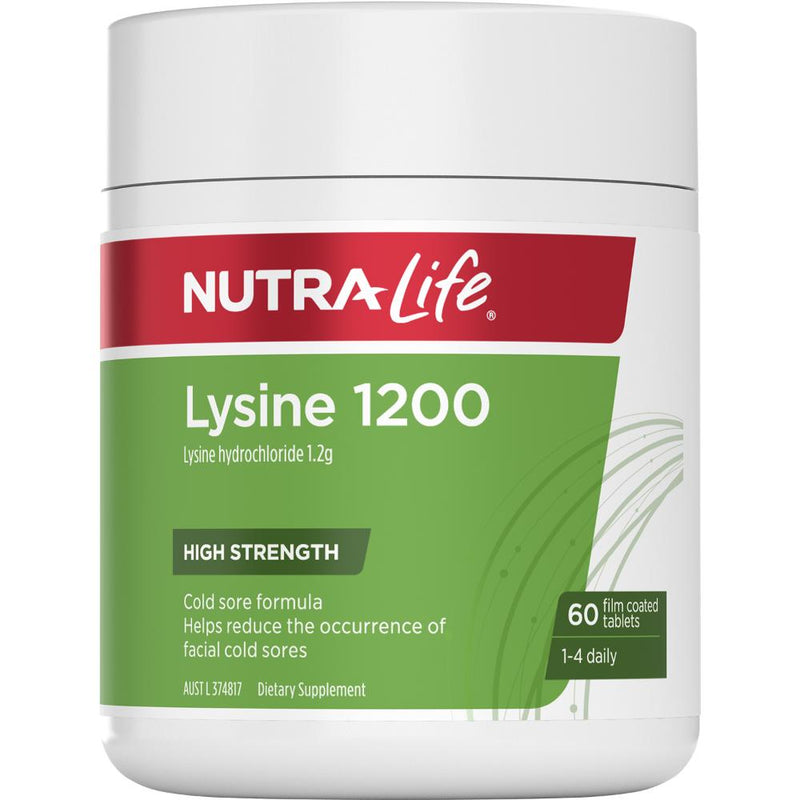 Nutra-Life Lysine 1200 60s