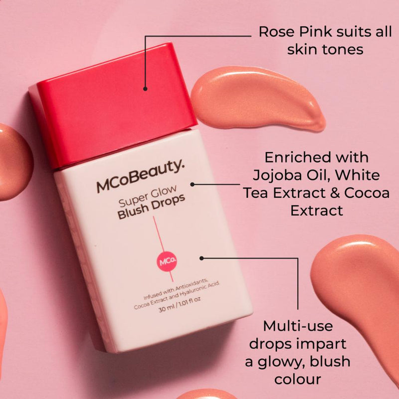 MCoBeauty Super Glow Blush Drops Rose Pink / Rosy Blush 1ea