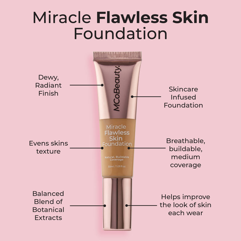 MCoBeauty Miracle Flawless Skin Foundation Nude Beige 1ea
