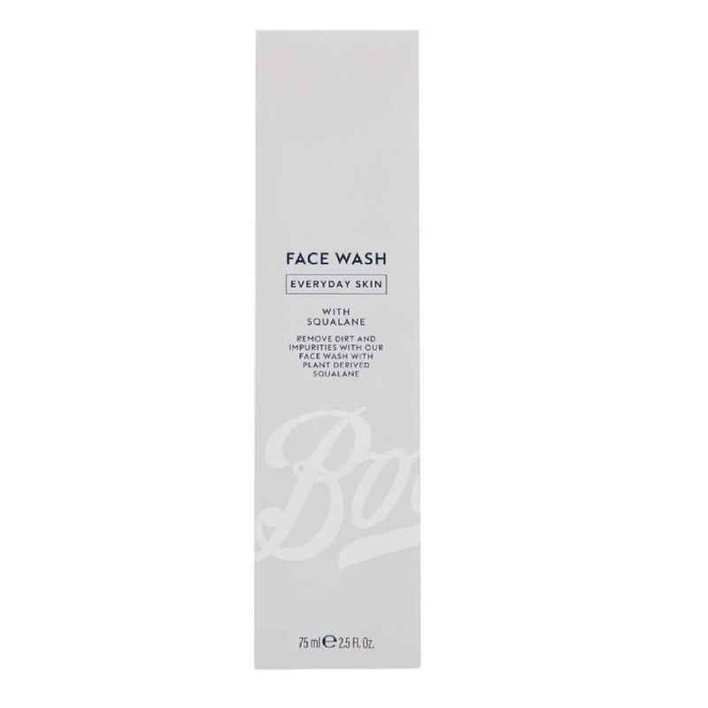 Boots Mens Everyday Skin with Squalane Face Wash 75ml
