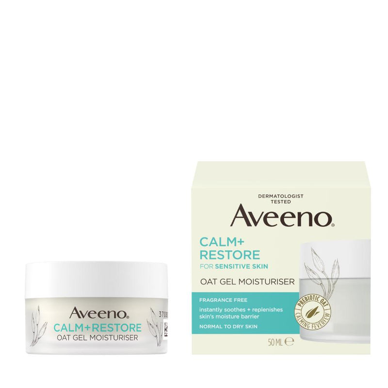 Aveeno Calm + Restore Oat Gel Moisturiser 50ml