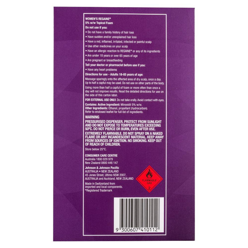 Regaine Woman Foam 5% 4Months 120g