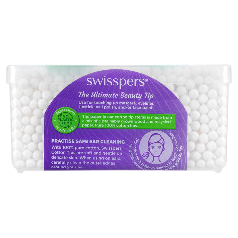 Swisspers Paper Stem Cotton Tips 240pk