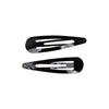 Mae One Touch Clips 8cm Black 2pk
