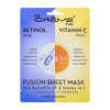 The Crème Shop Duo Sheet Mask-Retinol&Vitamin C 1s