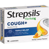 Strepsils Lozenges Herbal Cough Honey Lemon 16s