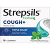 Strepsils Lozenges Herbal Cough Fresh Menthol 16s