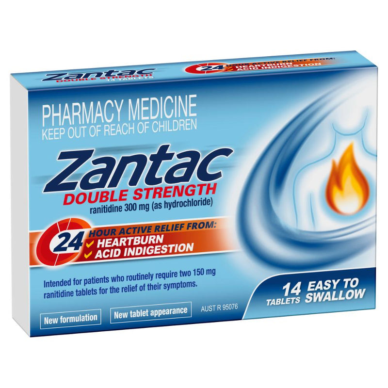 Zantac 300mg Tablets 14s