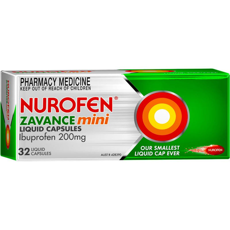 Nurofen Zavance Mini Liquid Capsules 32s