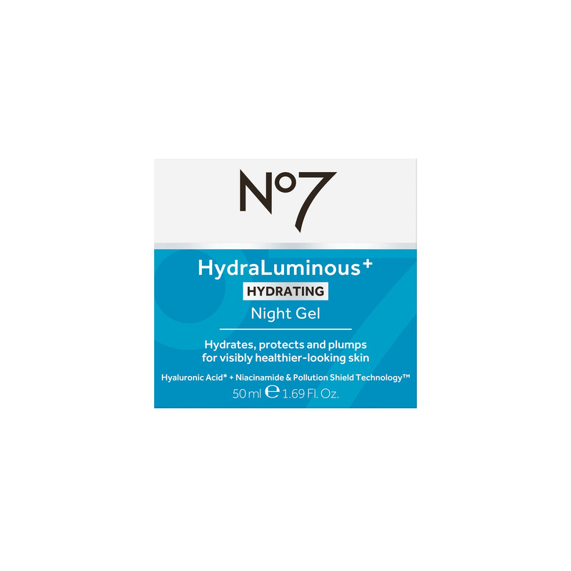 No7 HydraLuminous+ Hydrating Night Gel 50ml