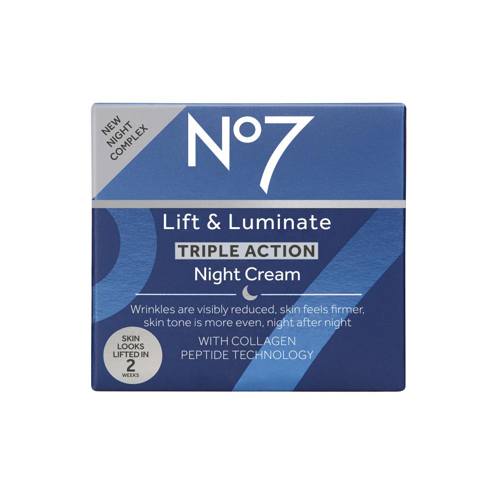 No7 Lift & Luminate Triple Action Night Cream 50ml – Unichem Pharmacy