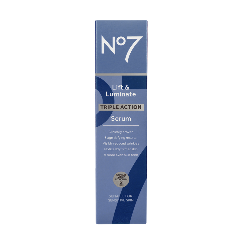 No7 Lift & Luminate Triple Action Serum 30ml