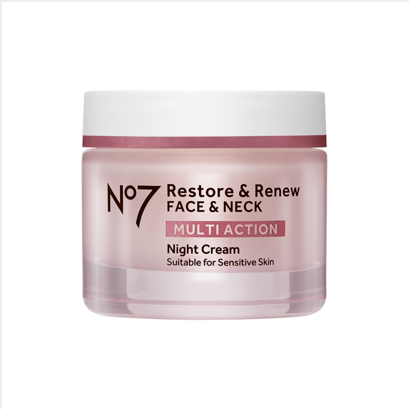 No7 Restore & Renew Face & Neck Multi Action Night Cream 50ml