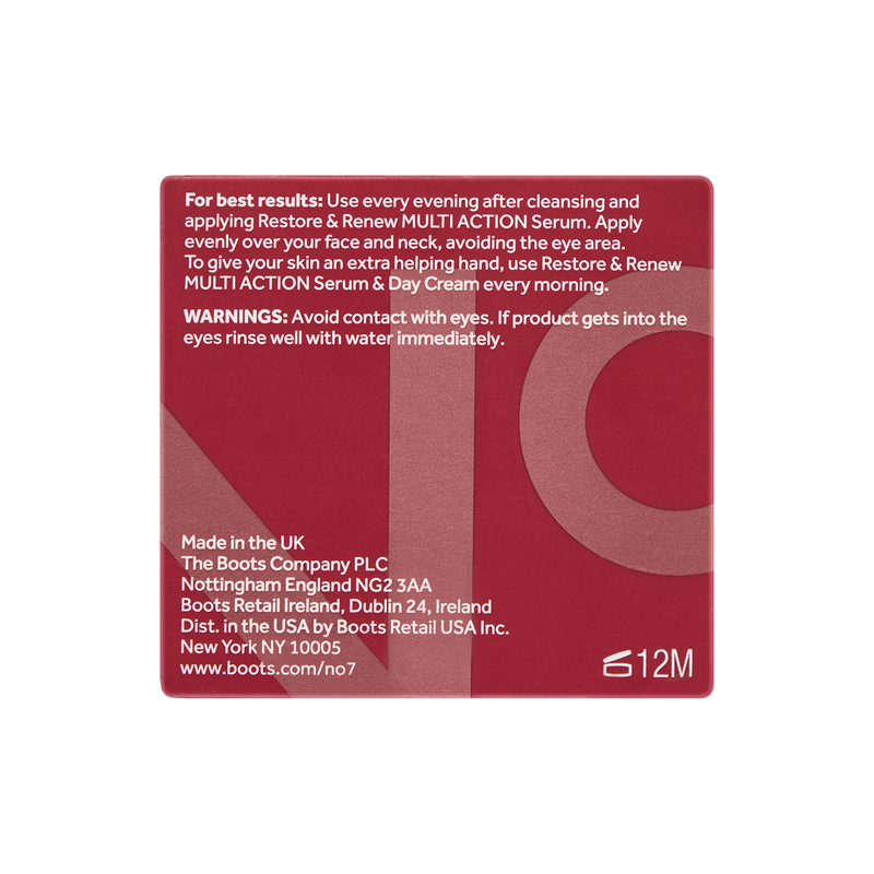 No7 Restore & Renew Face & Neck Multi Action Night Cream 50ml