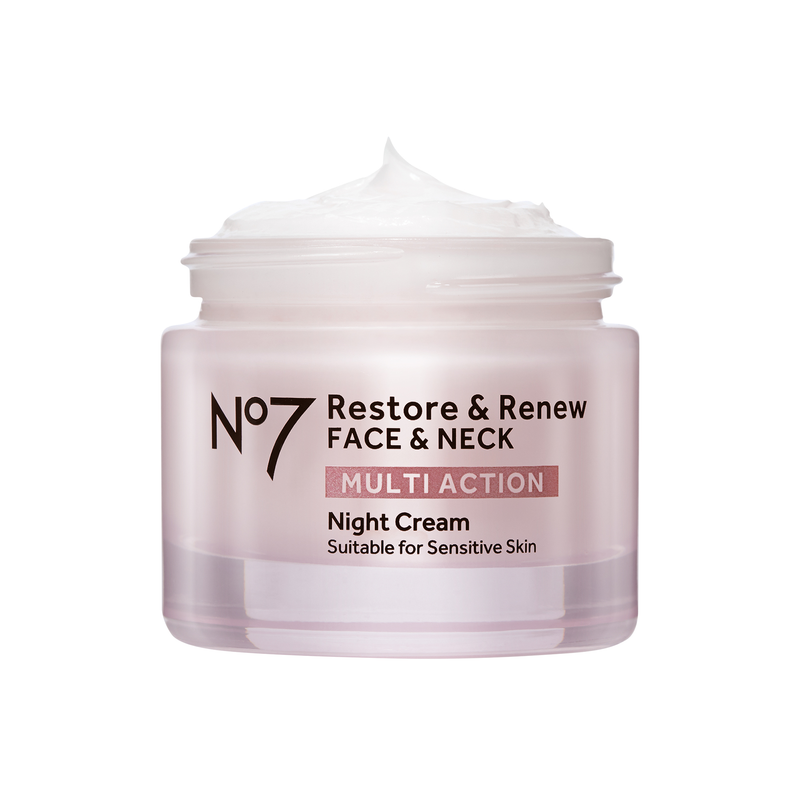 No7 Restore & Renew Face & Neck Multi Action Night Cream 50ml