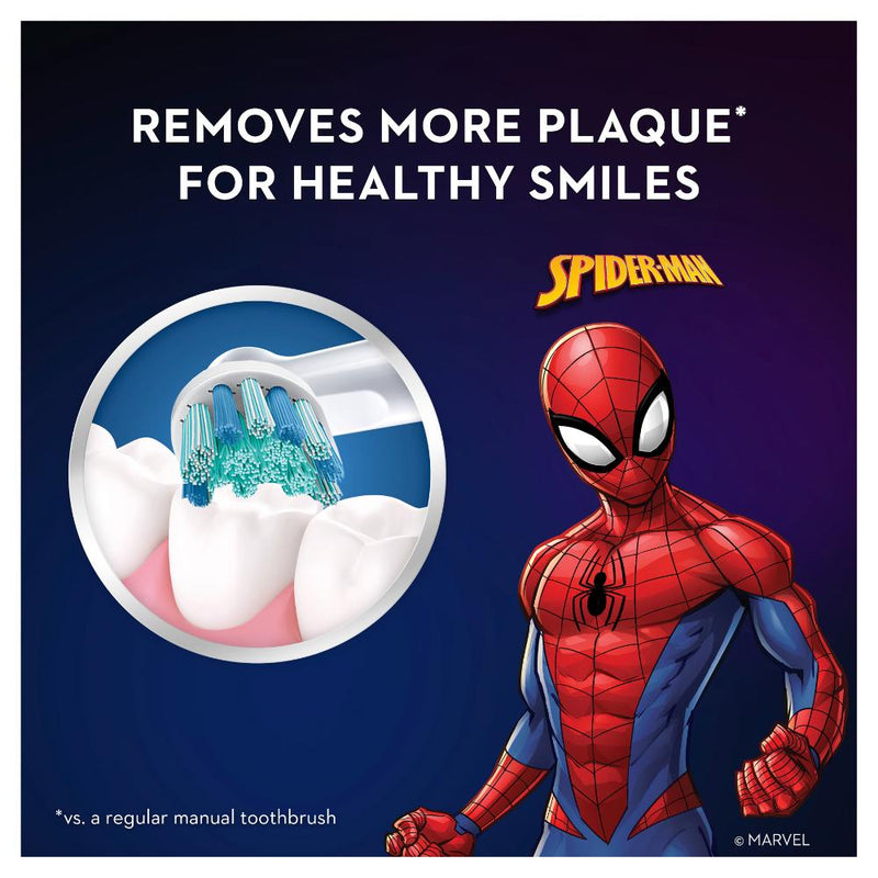 Oral B Vitality Kids Spiderman Power Toothbrush 3+ Years