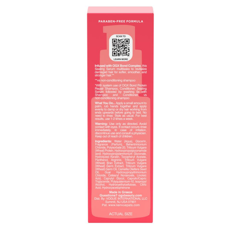 OGX Bond Protein Repair Sealing Serum 50ml