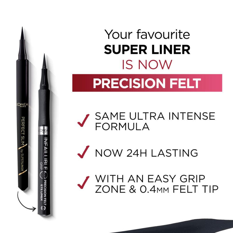 L'Oréal Paris Infallible Grip 27H Precision Felt Black