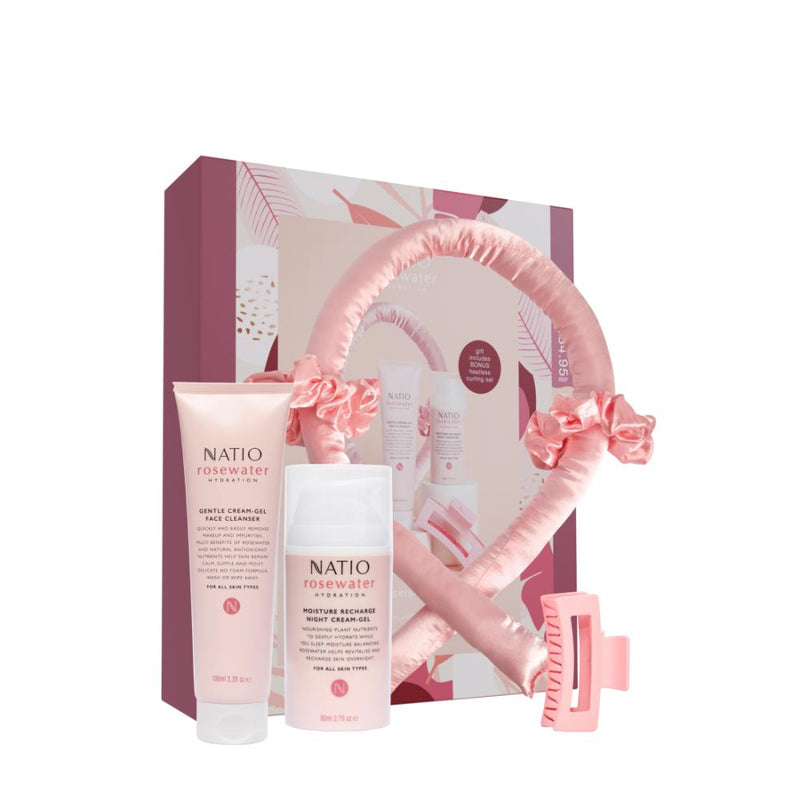 Natio Rosewater Cherished Gift Set 3pcs