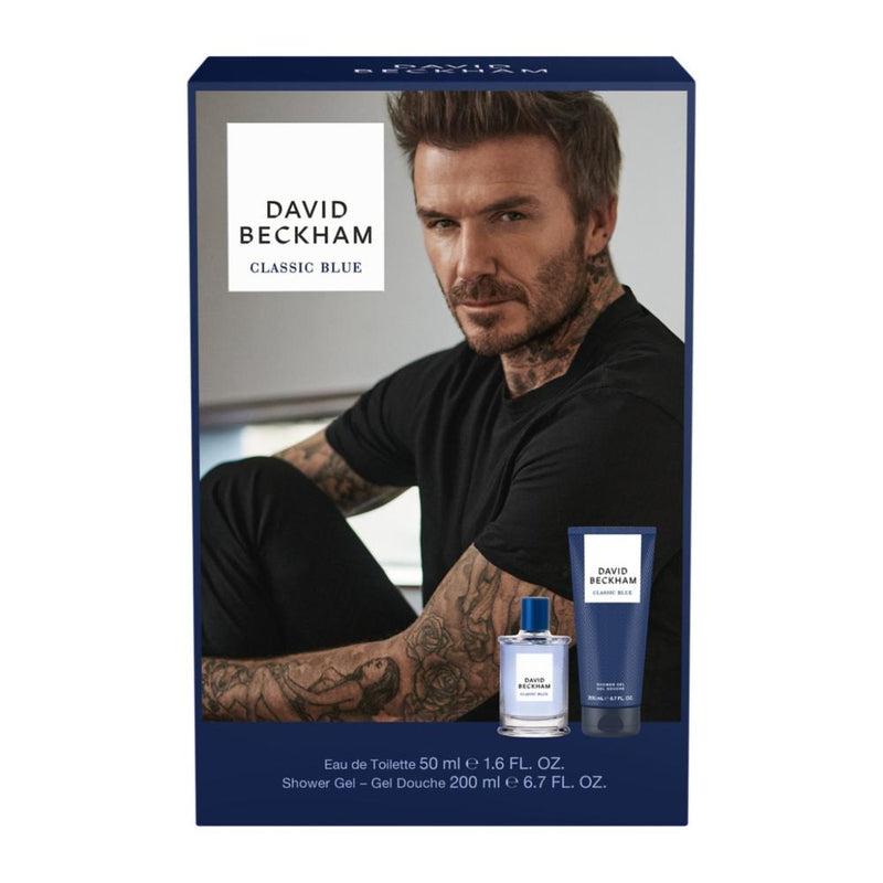 David Beckham Classic Blue EDT 50ml Gift Set 2pcs