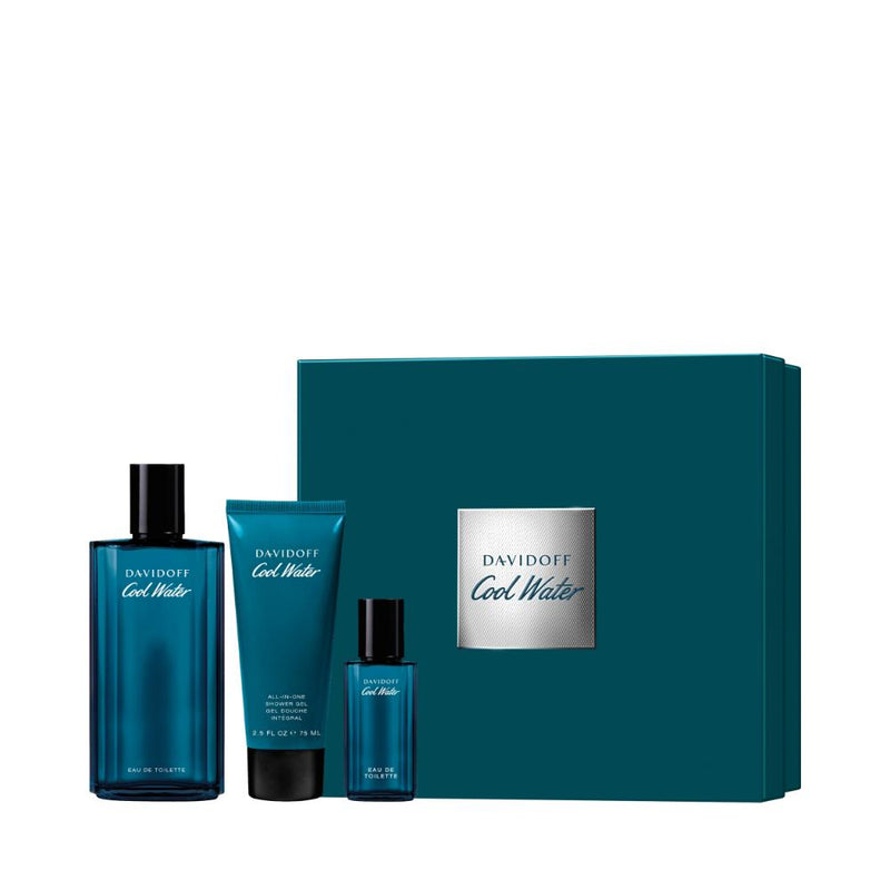 Davidoff Cool Water EDT 125ml Gift Set 3pcs