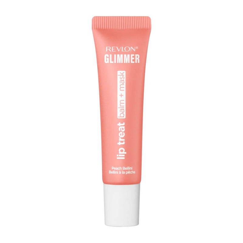 Revlon Glimmer Lip Treat Balm +Mask Peach Bellini 12ml