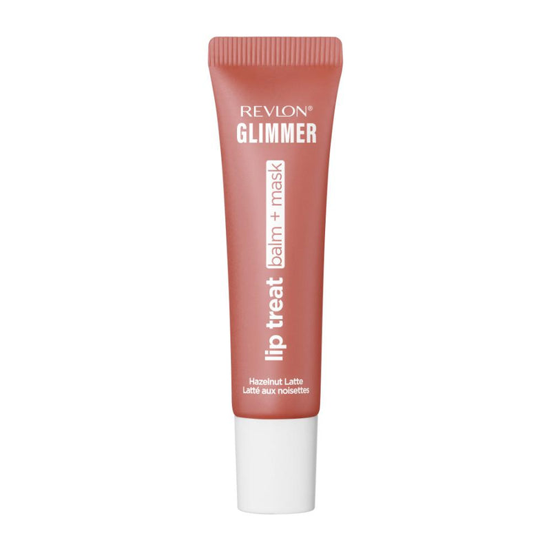 Revlon Glimmer Lip Treat Balm +Mask Hazelnut Latte 12ml
