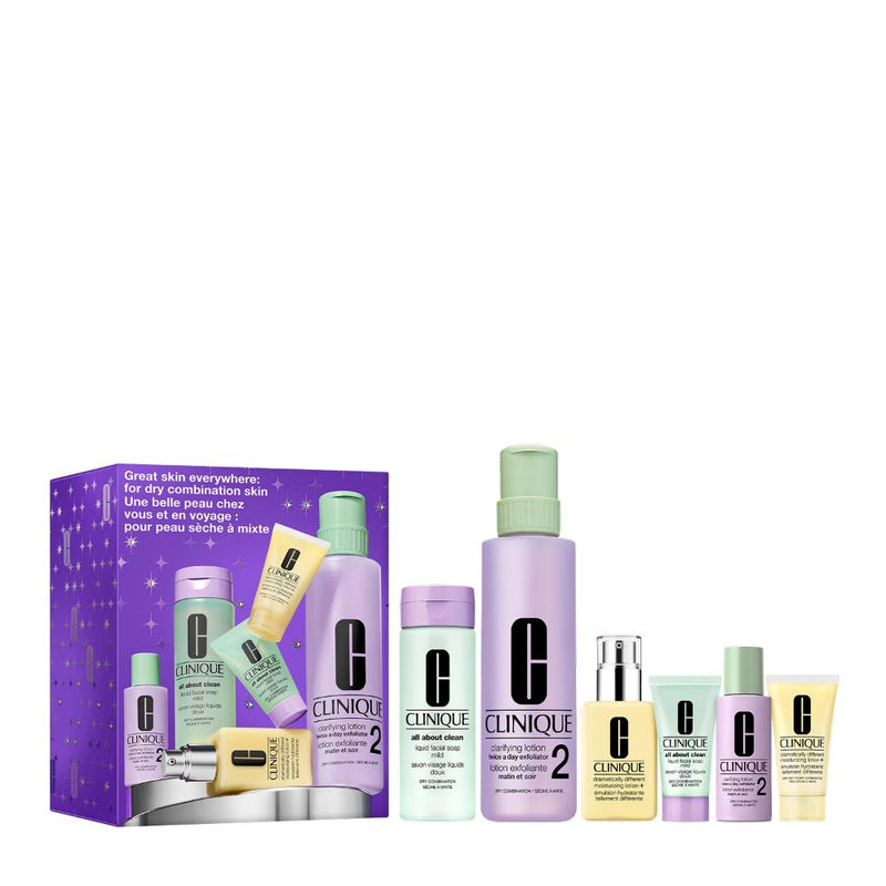 Clinique Great Skin Everywhere: Dry Combination Set 6pcs