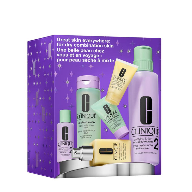 Clinique Great Skin Everywhere: Dry Combination Set 6pcs
